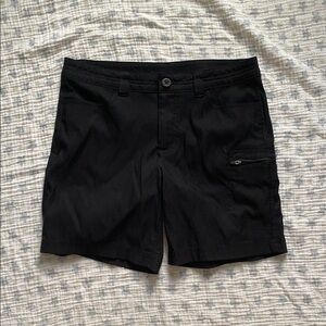 Eddie Bauer Black Cargo Shorts with Minimalist Design